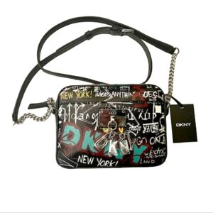 DKNY Women's Cleo Top Zip Camera-Crossbody Purse Bag